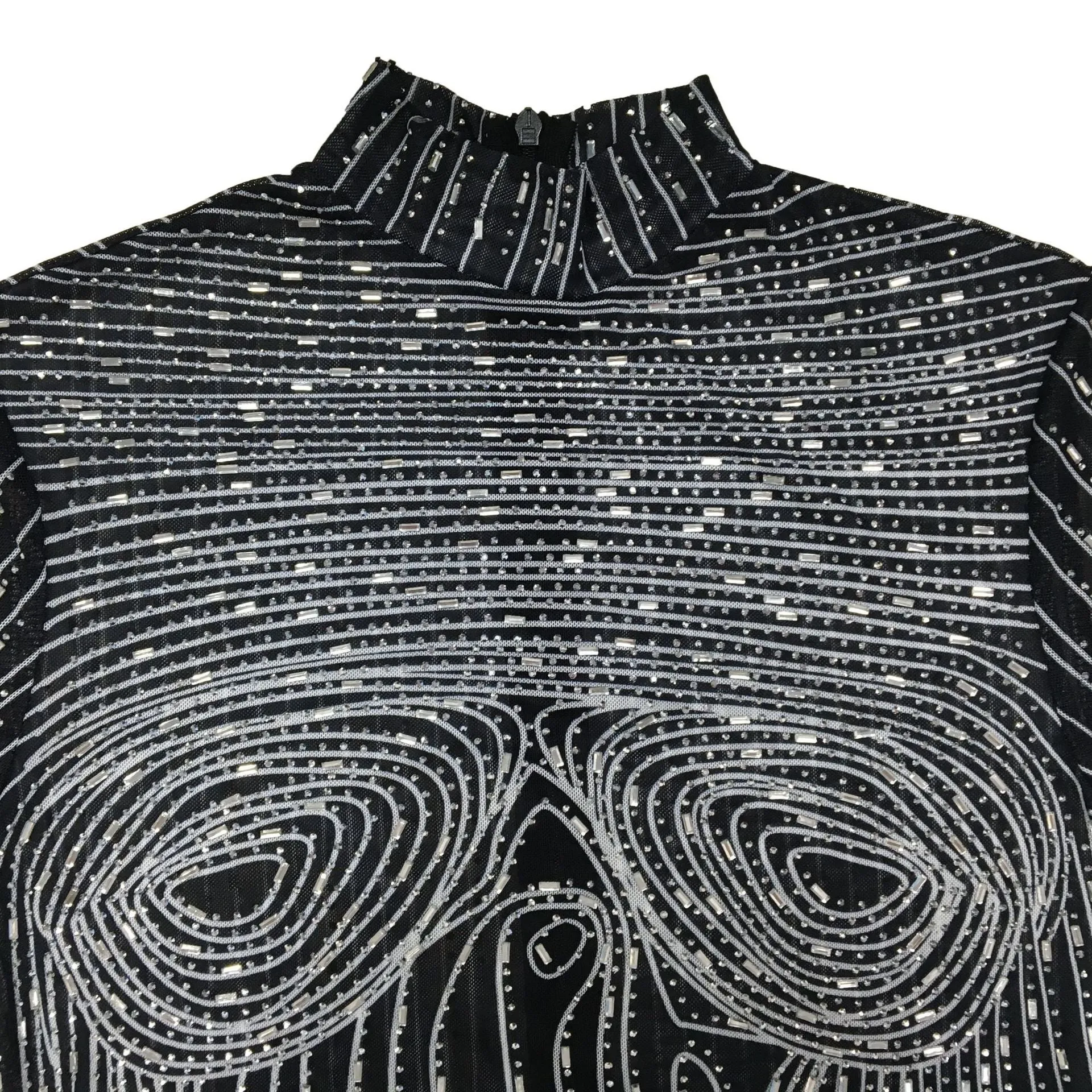 MB FASHION SEQUIN MESH MINI DRESS MB6550 PRE-ORDER