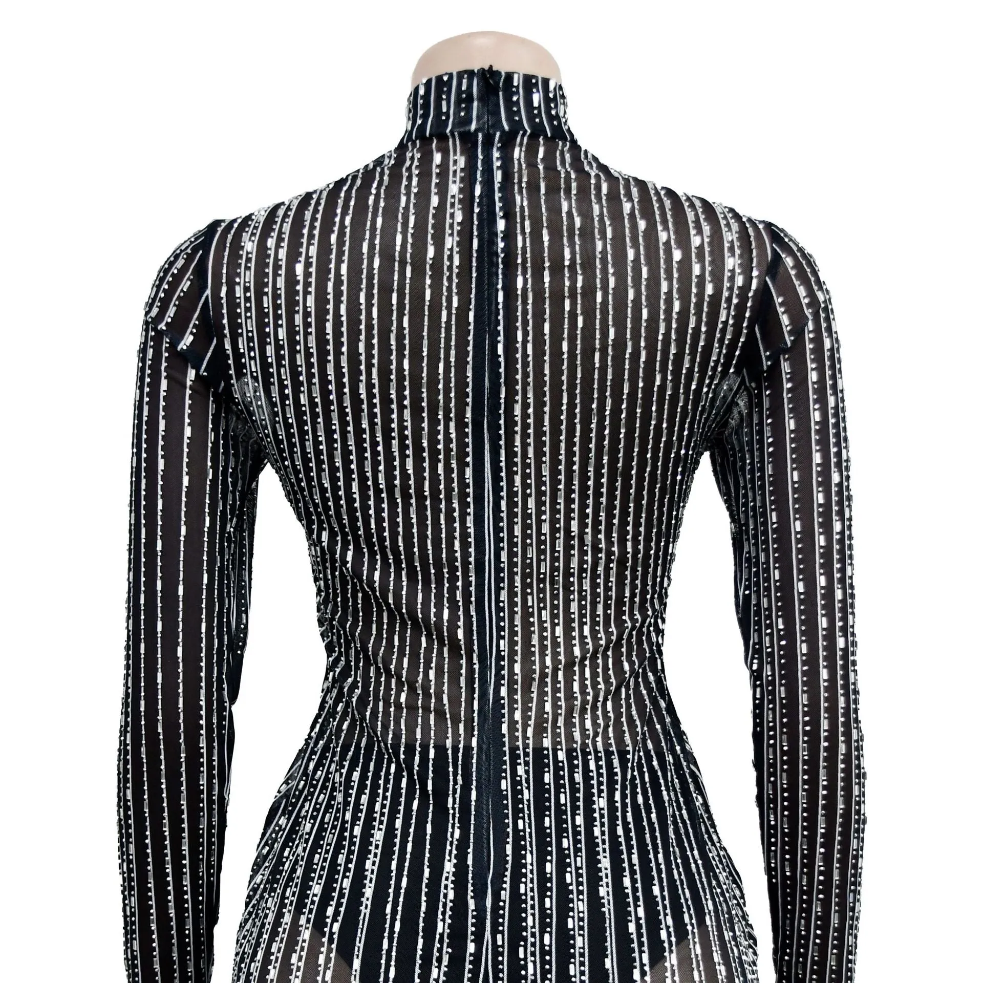 MB FASHION SEQUIN MESH MINI DRESS MB6550 PRE-ORDER
