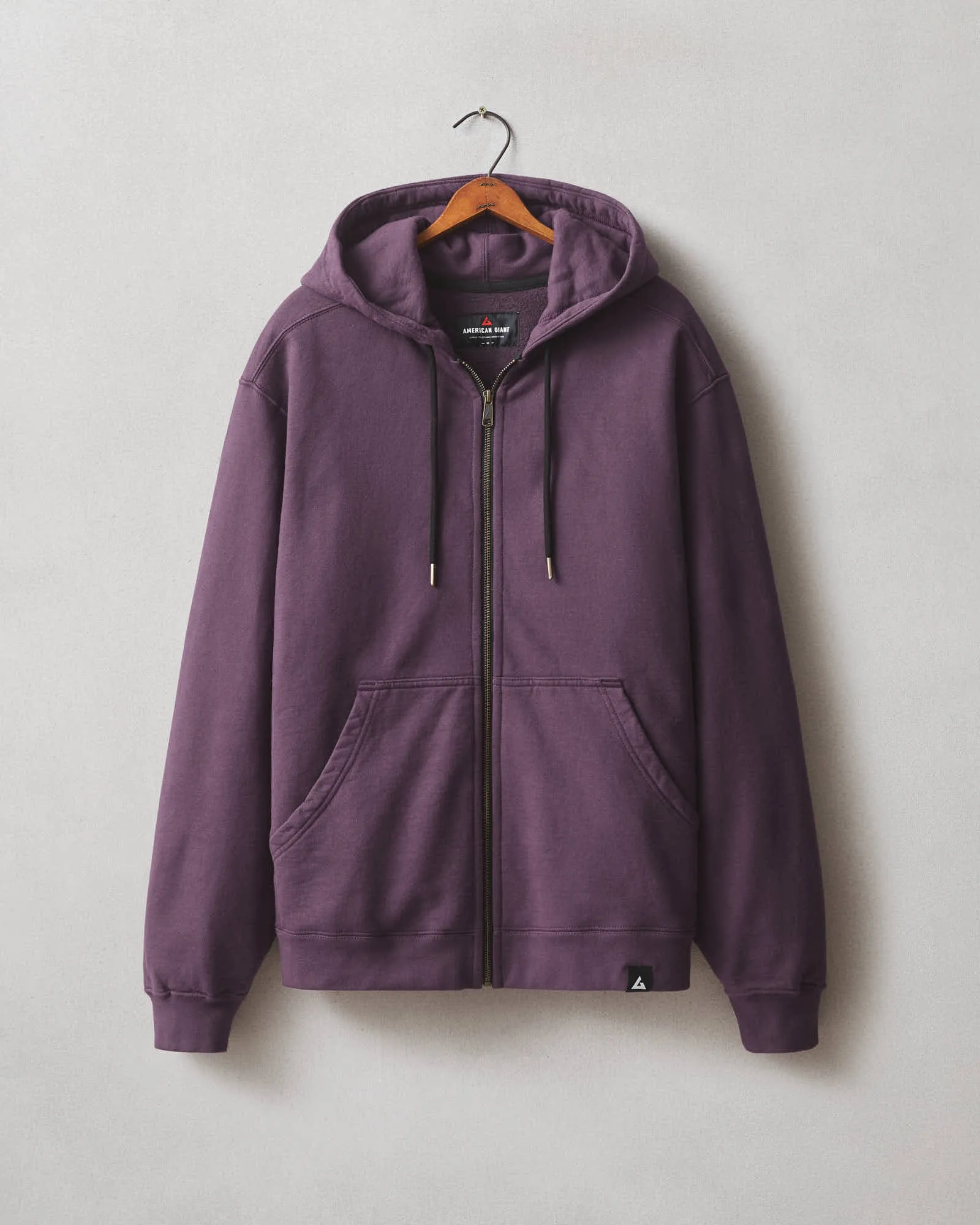 Relaxed Classic Full Zip - Grapeseed
